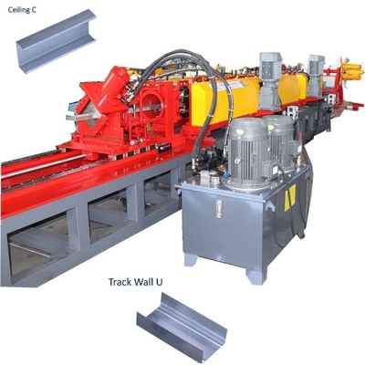 Galvanized Metal Stud And Track Wall Framing Profile Rolling Forming Machine Tiến bộ